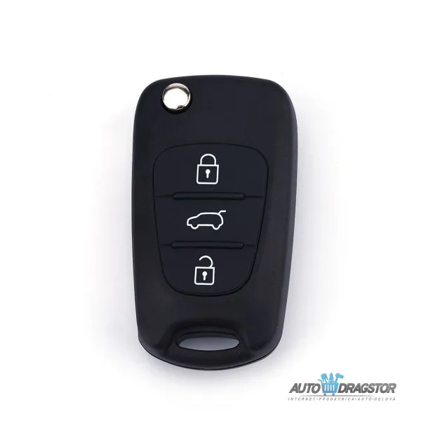SILIKONSKA NAVLAKA ZA KLJUČEVE CRNA KIA 