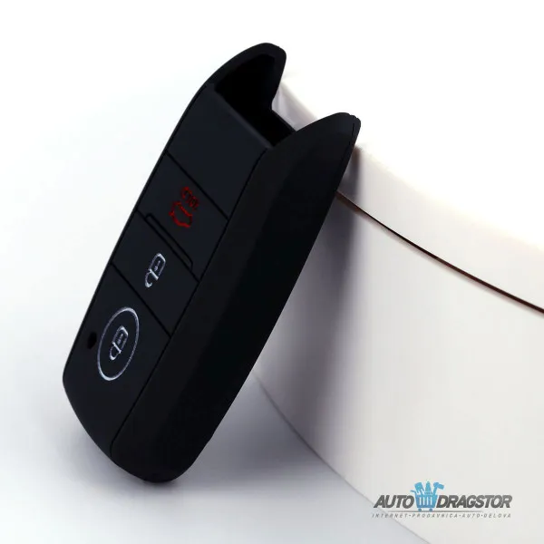 SILIKONSKA NAVLAKA ZA KLJUČEVE CRNA KIA 