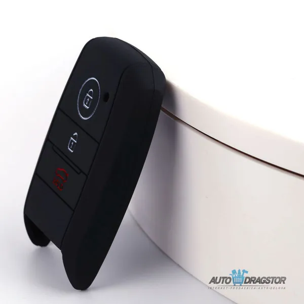 SILIKONSKA NAVLAKA ZA KLJUČEVE CRNA KIA 