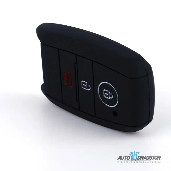 SILIKONSKA NAVLAKA ZA KLJUČEVE CRNA KIA 