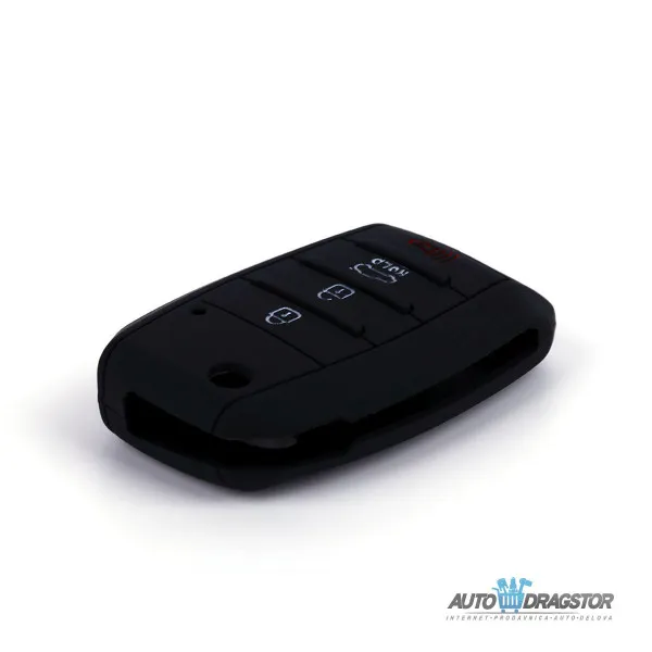 SILIKONSKA NAVLAKA ZA KLJUČEVE CRNA KIA 