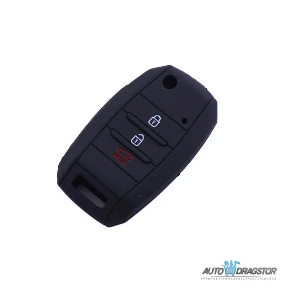 SILIKONSKA NAVLAKA ZA KLJUČEVE CRNA KIA 