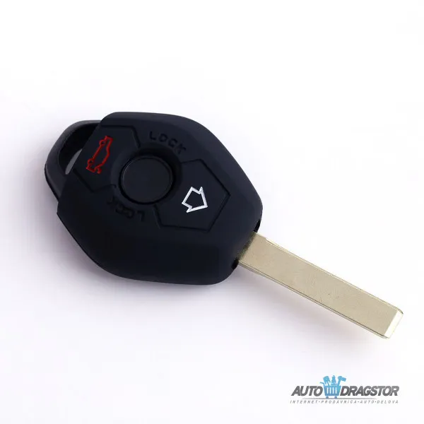 SILIKONSKA NAVLAKA ZA KLJUČEVE CRNA BMW 