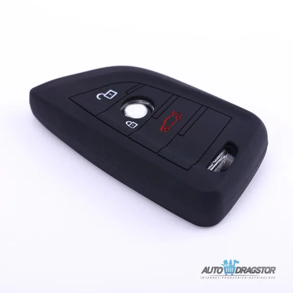 SILIKONSKA NAVLAKA ZA KLJUČEVE CRNA BMW 