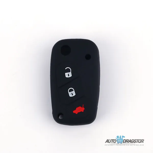 SILIKONSKA NAVLAKA ZA KLJUČEVE CRNA FIAT 