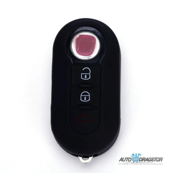 SILIKONSKA NAVLAKA ZA KLJUČEVE CRNA FIAT 
