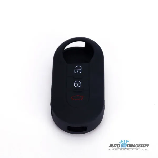 SILIKONSKA NAVLAKA ZA KLJUČEVE CRNA FIAT 