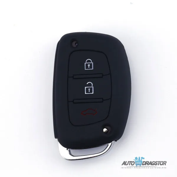 SILIKONSKA NAVLAKA ZA KLJUČEVE CRNA HYUNDAI 