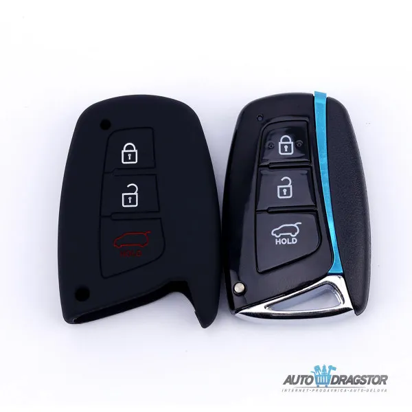 SILIKONSKA NAVLAKA ZA KLJUČEVE CRNA HYUNDAI 