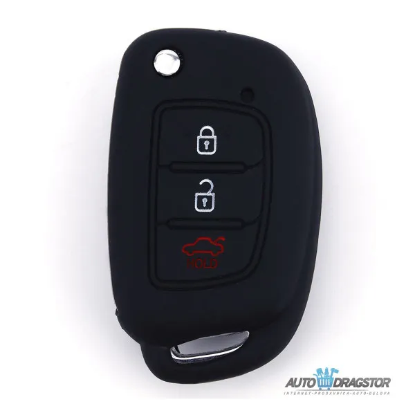 SILIKONSKA NAVLAKA ZA KLJUČEVE CRNA HYUNDAI 