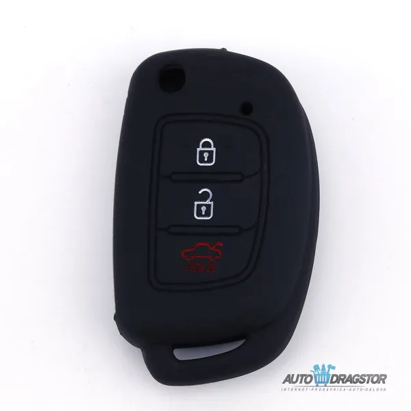 SILIKONSKA NAVLAKA ZA KLJUČEVE CRNA HYUNDAI 