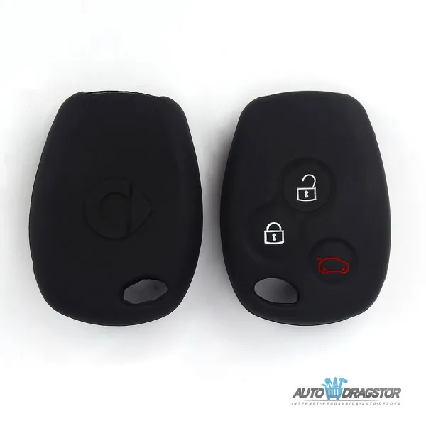 SILIKONSKA NAVLAKA ZA KLJUČEVE CRNA MERCDES 