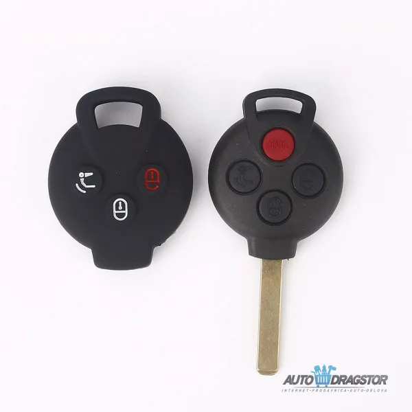 SILIKONSKA NAVLAKA ZA KLJUČEVE CRNA SMART 