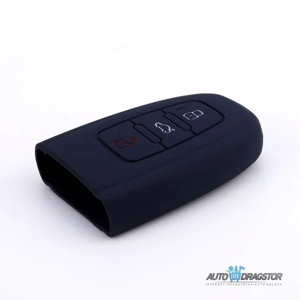 SILIKONSKA NAVLAKA ZA KLJUČEVE CRNA AUDI 