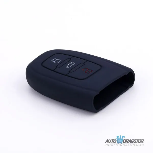 SILIKONSKA NAVLAKA ZA KLJUČEVE CRNA AUDI 