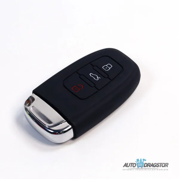 SILIKONSKA NAVLAKA ZA KLJUČEVE CRNA AUDI 