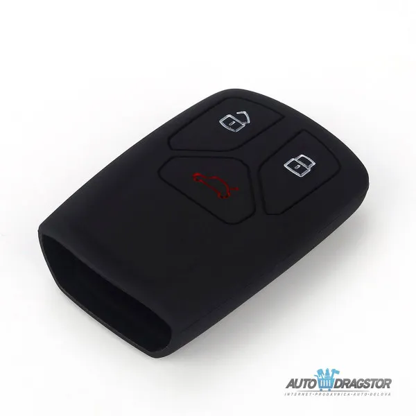 SILIKONSKA NAVLAKA ZA KLJUČEVE CRNA AUDI 