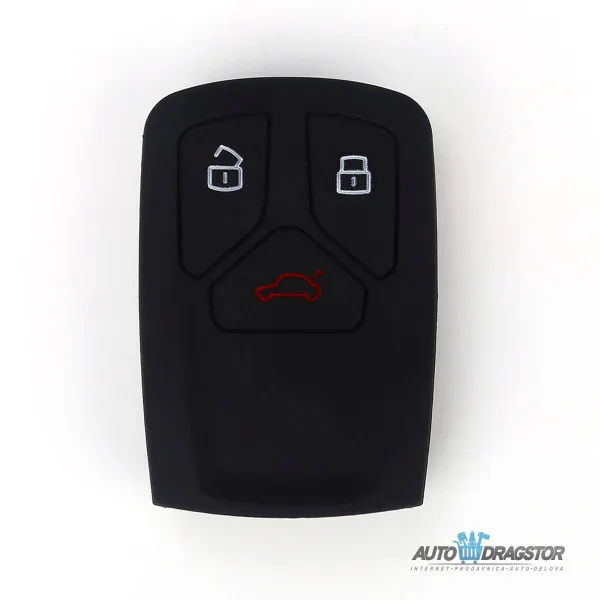 SILIKONSKA NAVLAKA ZA KLJUČEVE CRNA AUDI 
