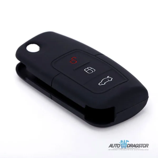 SILIKONSKA NAVLAKA ZA KLJUČEVE CRNA FORD 