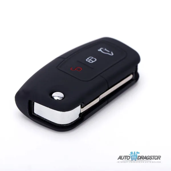 SILIKONSKA NAVLAKA ZA KLJUČEVE CRNA FORD 