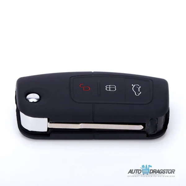 SILIKONSKA NAVLAKA ZA KLJUČEVE CRNA FORD 