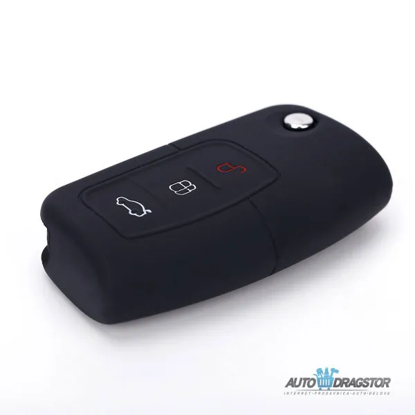 SILIKONSKA NAVLAKA ZA KLJUČEVE CRNA FORD 