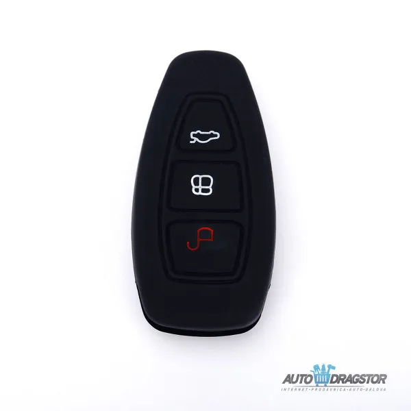 SILIKONSKA NAVLAKA ZA KLJUČEVE CRNA FORD 