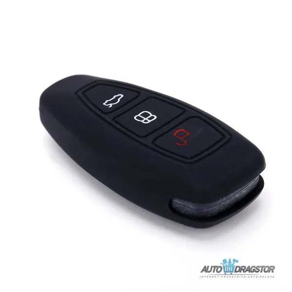 SILIKONSKA NAVLAKA ZA KLJUČEVE CRNA FORD 