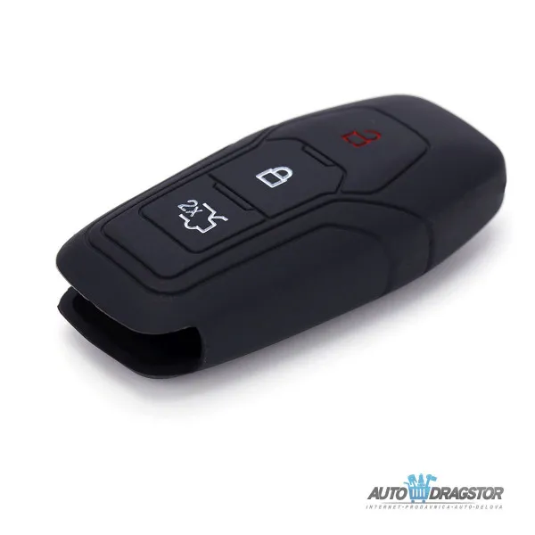 SILIKONSKA NAVLAKA ZA KLJUČEVE CRNA FORD 