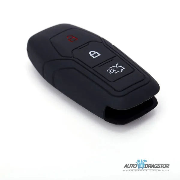 SILIKONSKA NAVLAKA ZA KLJUČEVE CRNA FORD 