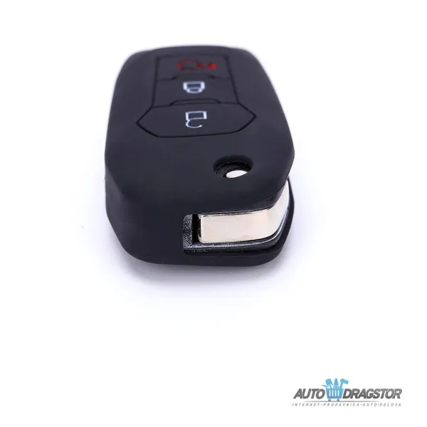 SILIKONSKA NAVLAKA ZA KLJUČEVE CRNA FORD 