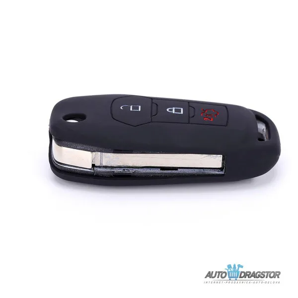 SILIKONSKA NAVLAKA ZA KLJUČEVE CRNA FORD 