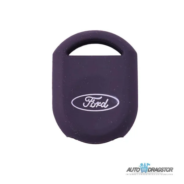 SILIKONSKA NAVLAKA ZA KLJUČEVE CRNA FORD 