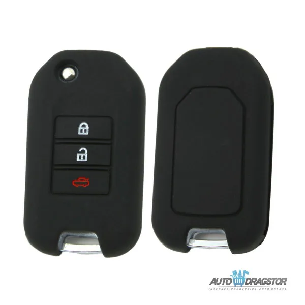 SILIKONSKA NAVLAKA ZA KLJUČEVE CRNA HONDA 