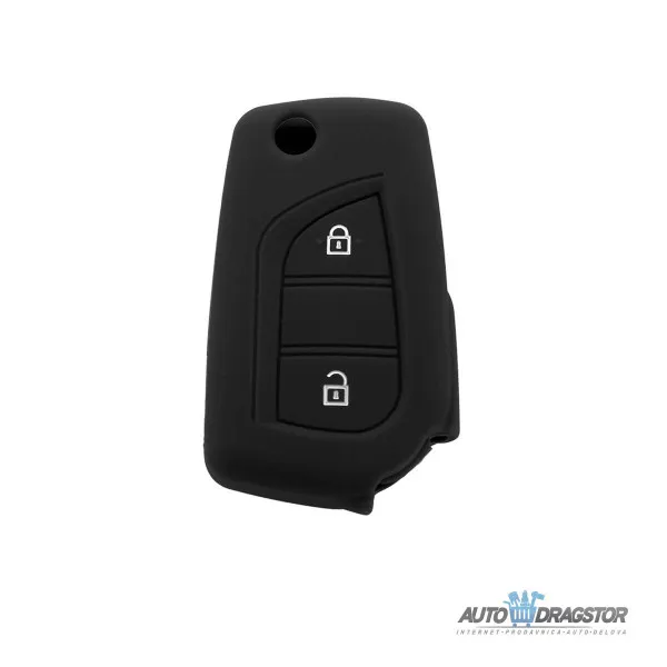 SILIKONSKA NAVLAKA ZA KLJUČEVE CRNA TOYOTA 