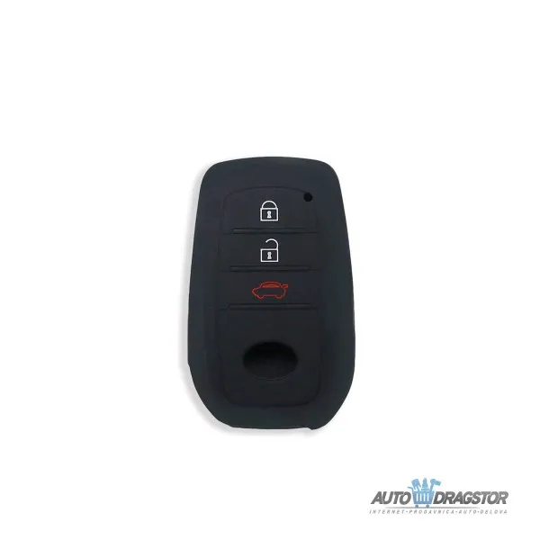 SILIKONSKA NAVLAKA ZA KLJUČEVE CRNA TOYOTA 