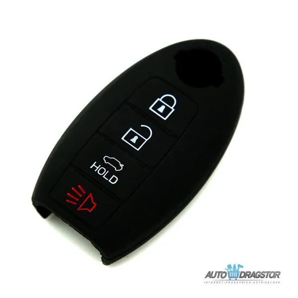 SILIKONSKA NAVLAKA ZA KLJUČEVE CRNA NISSAN 