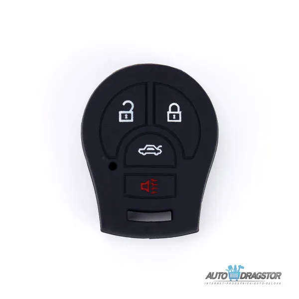 SILIKONSKA NAVLAKA ZA KLJUČEVE CRNA NISSAN 