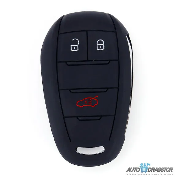SILIKONSKA NAVLAKA ZA KLJUČEVE CRNA ALFA ROMEO 