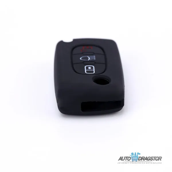 SILIKONSKA NAVLAKA ZA KLJUČEVE CRNA CITROEN 