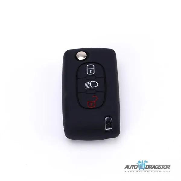 SILIKONSKA NAVLAKA ZA KLJUČEVE CRNA CITROEN 