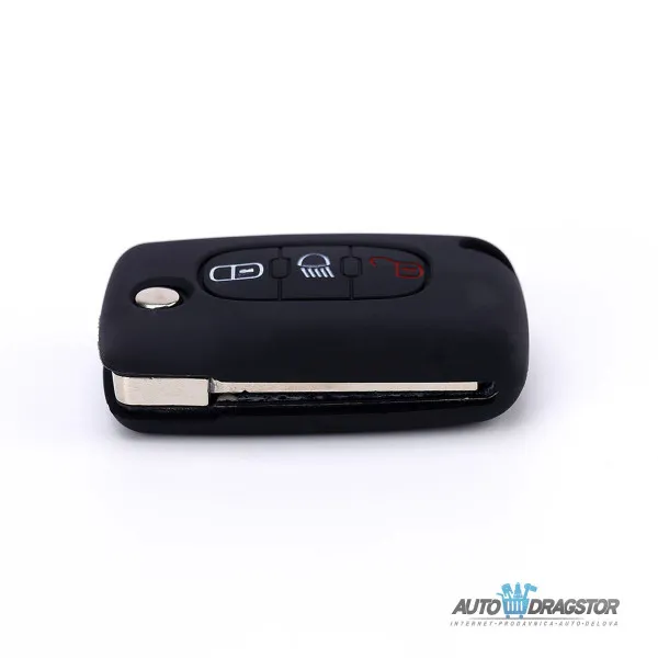 SILIKONSKA NAVLAKA ZA KLJUČEVE CRNA CITROEN 