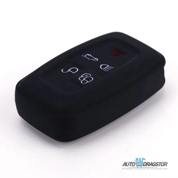 SILIKONSKA NAVLAKA ZA KLJUČEVE CRNA LAND ROVER 