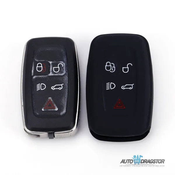 SILIKONSKA NAVLAKA ZA KLJUČEVE CRNA LAND ROVER 