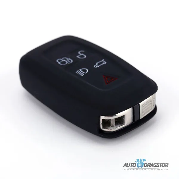 SILIKONSKA NAVLAKA ZA KLJUČEVE CRNA LAND ROVER 