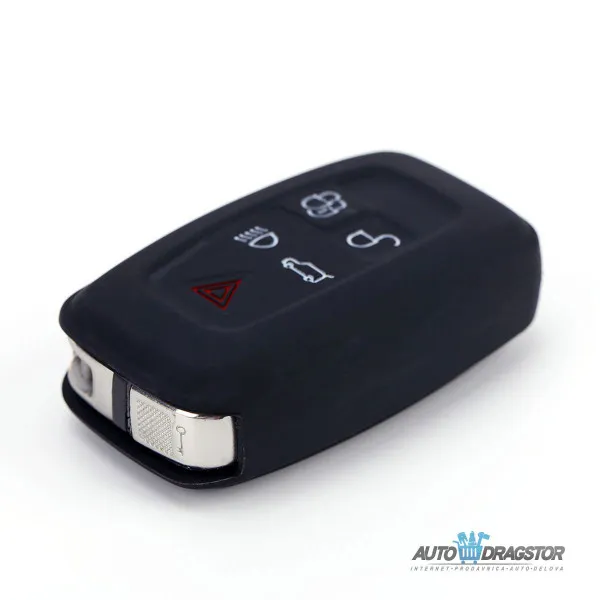 SILIKONSKA NAVLAKA ZA KLJUČEVE CRNA LAND ROVER 