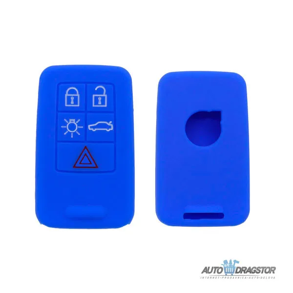 SILIKONSKA NAVLAKA ZA KLJUČEVE CRNA VOLVO 