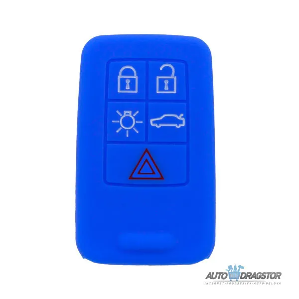 SILIKONSKA NAVLAKA ZA KLJUČEVE CRNA VOLVO 