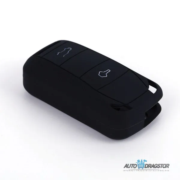 SILIKONSKA NAVLAKA ZA KLJUČEVE CRNA PORSCHE 