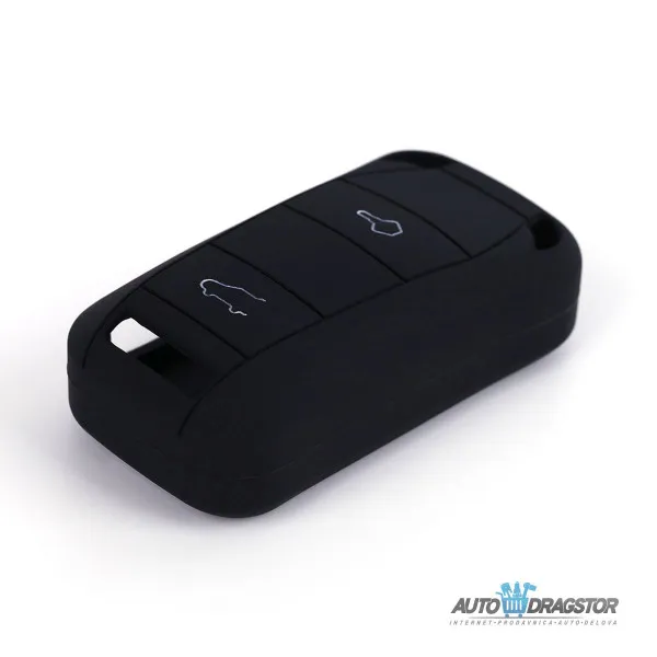 SILIKONSKA NAVLAKA ZA KLJUČEVE CRNA PORSCHE 